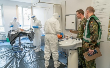 Zivilschutz: Uniklinik Würzburg führt Notfallübung mit der Bundeswehr durch