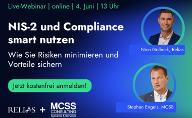 Webinar-Einladung: NIS-2 und Compliance smart nutzen