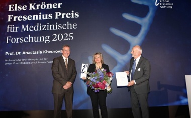 Anastasia Khvorova erhält Else Kröner Fresenius Preis für Medizinische Forschung