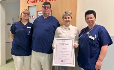 Chest Pain Unit des Helios Klinikums Meiningen erneut ausgezeichnet