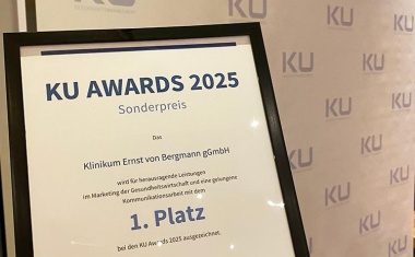 Klinikum EvB gewinnt beim KU Award „Sonderpreis“ für innovative Ausstellung