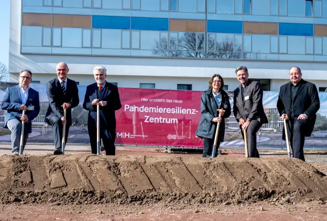 Spatenstich für Pandemieresilienz-Zentrum
