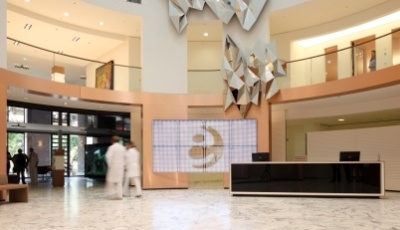 Ethianum in Heidelberg: Der großzügig gestaltete Eingangsbereich (Foto:...