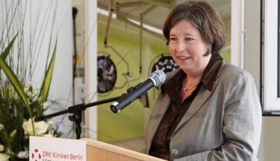 Berlins Gesundheitssenatorin Katrin Lompscher bei der feierlichen Eröffnung...