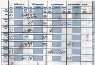 Abb: 1: Handschriftliche Tagebuchaufzeichnungen: Erkennung eines Musters im...