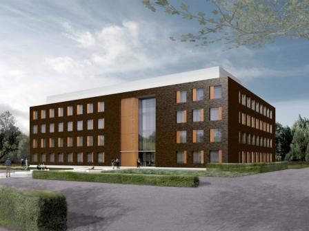 Visualisierung des geplanten Zentrums für Tumor- und Immunbiologie (ZTI) in...