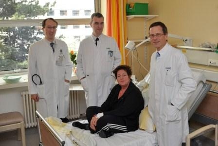 Prof. Dr. Gerd Hasenfuß, Prof. Dr. Wolfgang Schillinger und Dr. Mark Hünlich...