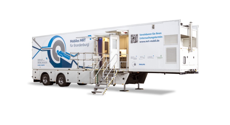 Mobiles MRT für Brandenburg - Truck
