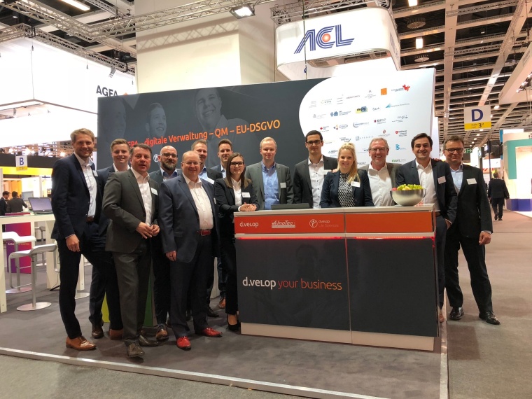 Das d.velop-Team freut sich auf spannende Gespräche auf der DMEA rund um...