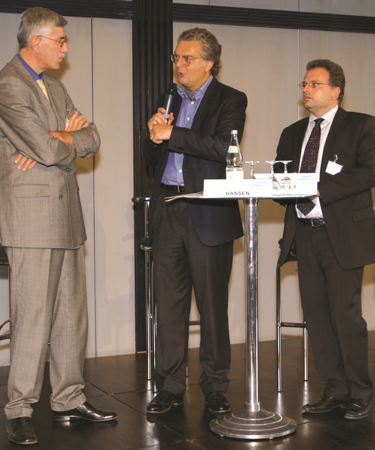 Von links: Dr. Leonard Hansen (Kassenärztliche Vereinigung Nordrhein), Jürgen...
