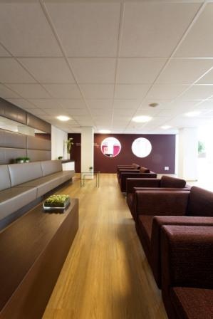 Designbeläge von objectflor eignen sich perfekt für den Einsatz in Kliniken....