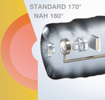 Sichtfelder und Schärfentiefe eines Dual-Focus-Endoskops (Abb.: Olympus).