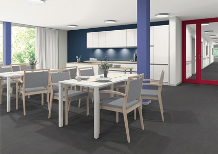 Hohe Helligkeitskontraste bieten eine gute Wahrnehmbarkeit, wirken aber...