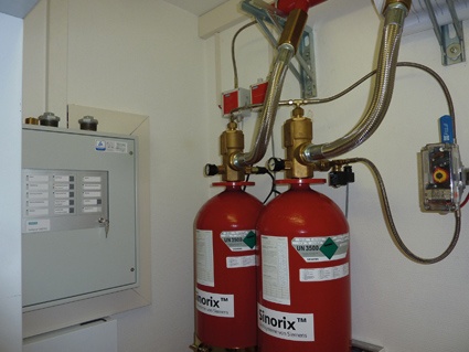 Seit 2006 ist der Serverraum des Krankenhauses mit einer Sinorix Novec...