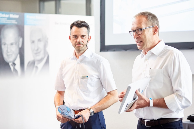 Meiko 90jähriges Firmenjubiläum Dr. Stefan Scheringer und Christoph Homburger