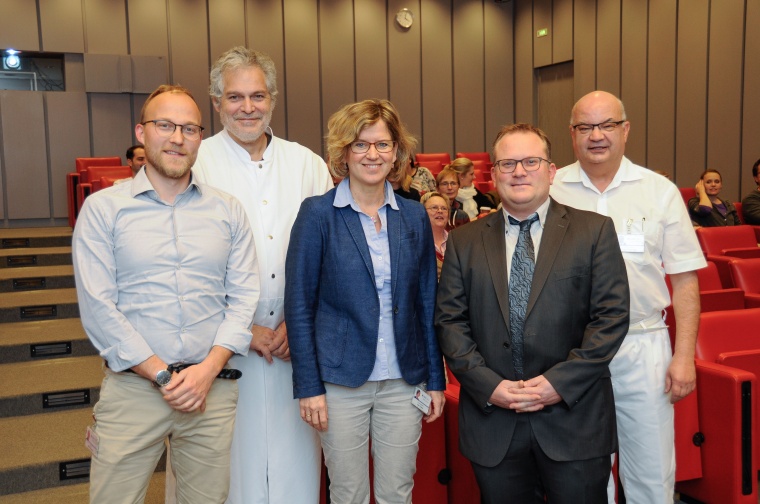 v.l.n.r.: Psychologe Matthias Lamers, Transplantationsmediziner Uwe Schulz,...