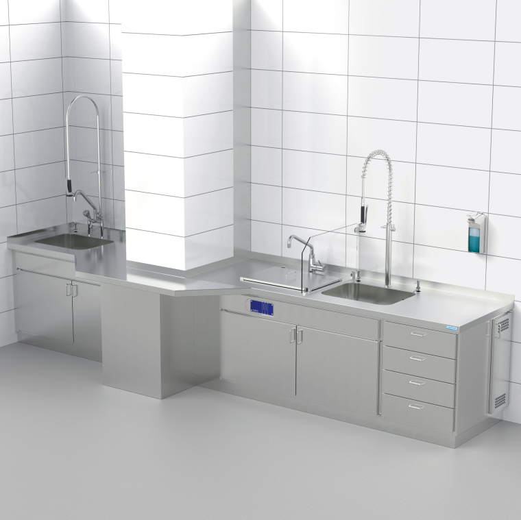 Eine neue Hygiene-Generation an Edelstahlmöbeln für den OP und die AEMP vom...