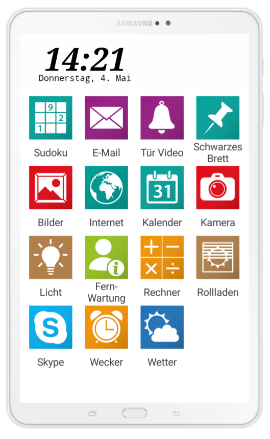 Zur Ausrüstung gehört u.a. auch das Elektronische Schließsystem von Dom...