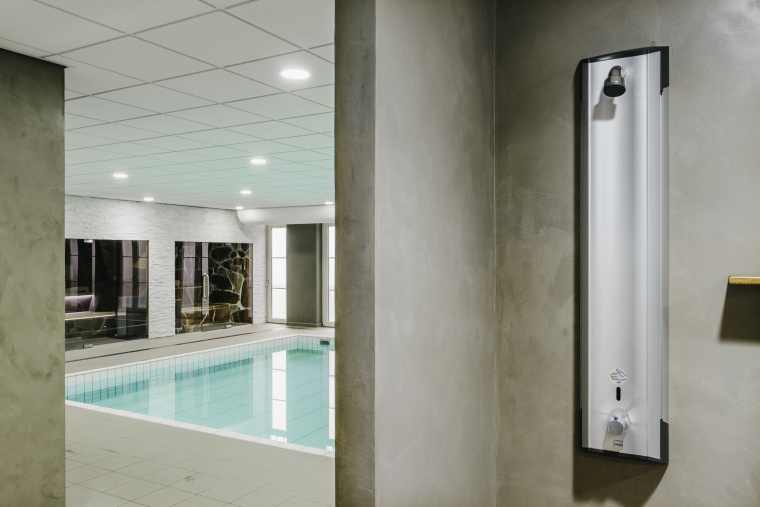 Komfortabel, hygienisch und ressourcenorientiert: das Hansaelectra-Duschsystem...