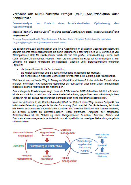 Photo: Verdacht auf Multi-Resistente Erreger (MRE): Schutzisolation oder...