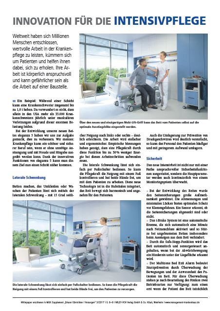 Photo: Innovation für die Intensivpflege