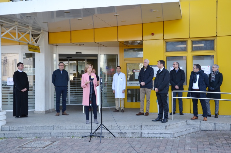 Malu Dreyer bedankt sich bei allen Mitarbeiterinnen und Mitarbeitern der...
