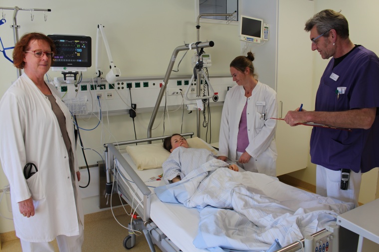 Eine Aufnahme aus der Zeit vor Corona. Derzeit stehen in der Klinik für...