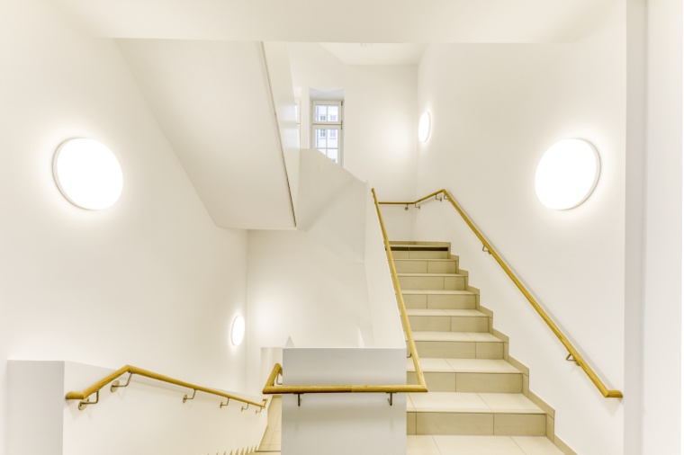 Das Treppenhaus Nord entsprach nicht den Anforderungen an einen Rettungsweg. Es...