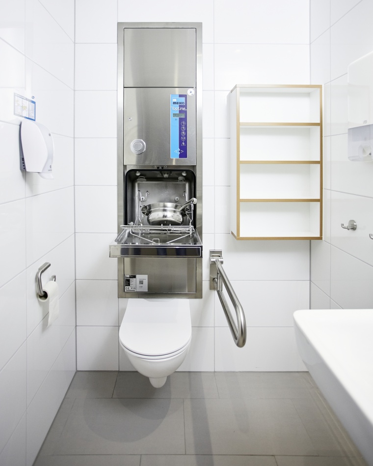 MEIKO Lösungen für Isolierzimmer, Klinikum Fulda (TopLine 30 WC)