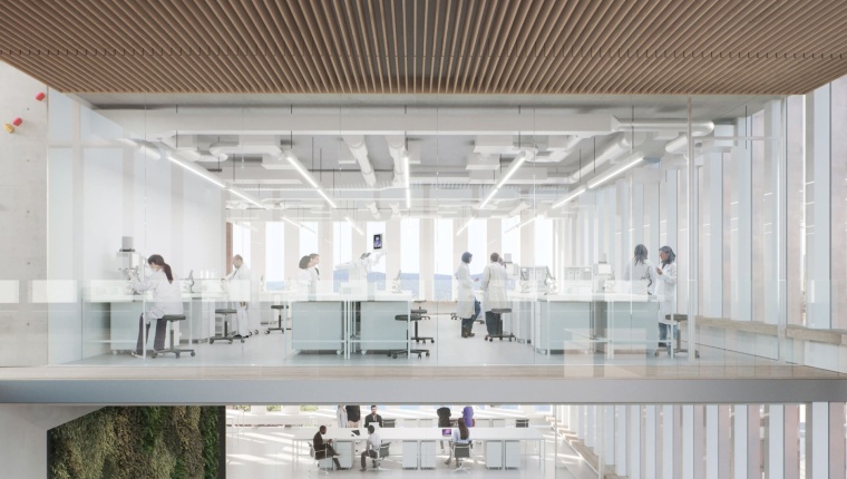 Forschen im Lab der Zukunft. Foto: HDR / bloomimages