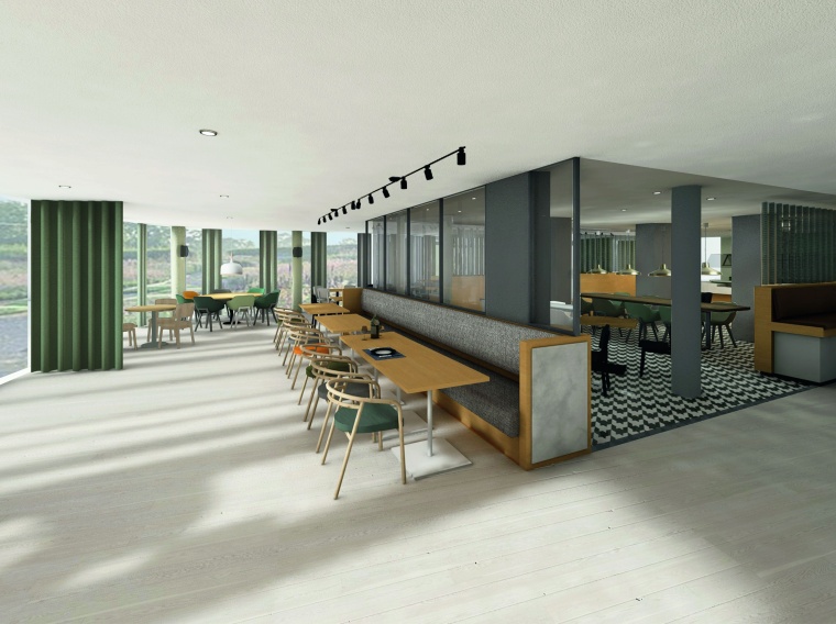 Restaurant der Oberberg Fachklinik Düsseldorf Kaarst Foto: Oberberg GmbH 