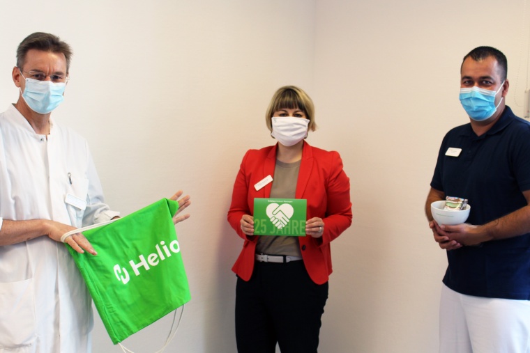 Ärztlicher Leiter Priv.-Doz. Dr. Michael Hocke, Klinikgeschäftsführerin...