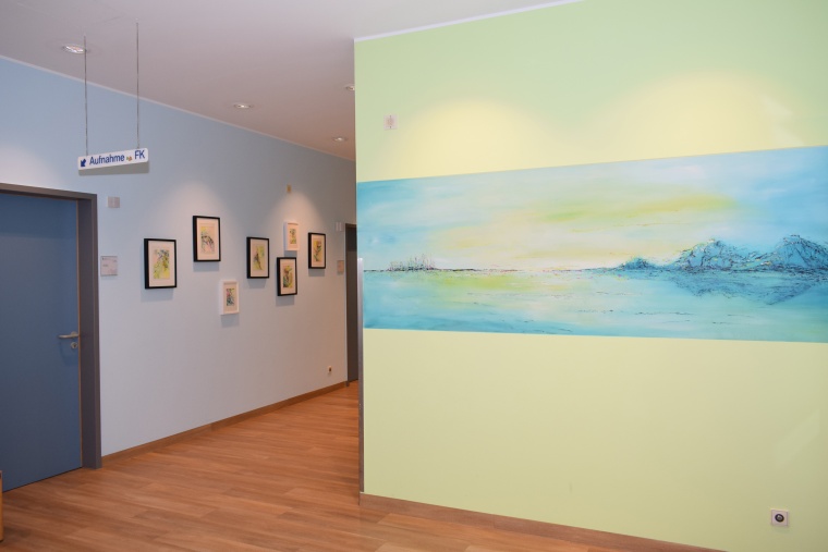 Positiver Empfang mit individueller Wandgestaltung