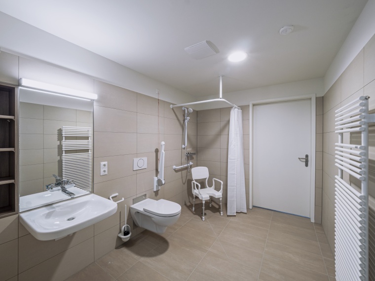 Die Ausstattung der Bäder ist funktional und wird den Ansprüchen der...