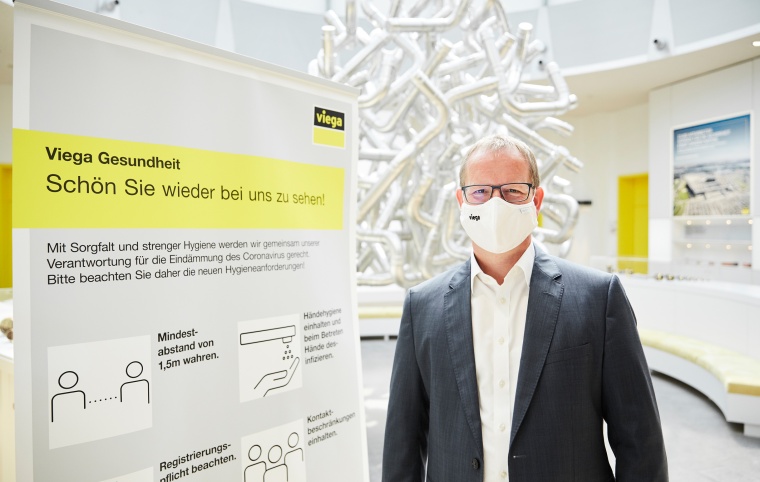 „Nach kurzzeitiger Unterbrechung durch die Pandemie kann Viega jetzt, wenn...