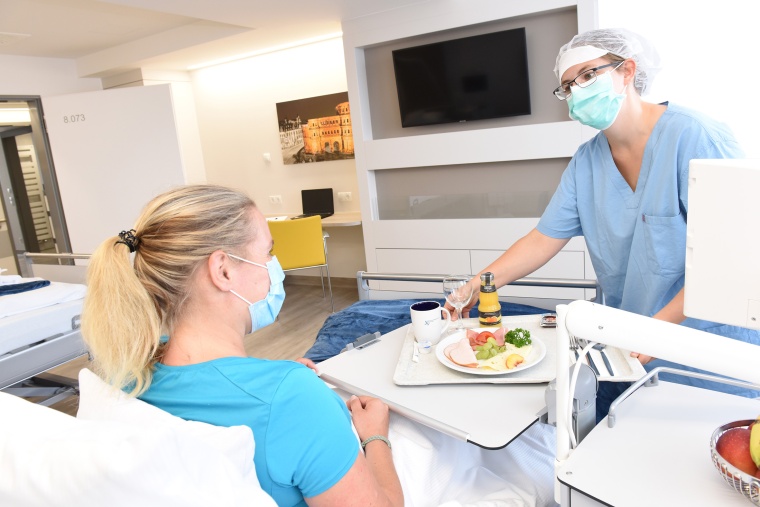 Mehr Komfort auf Station und in den Patientenzimmern und mehr persönlicher...