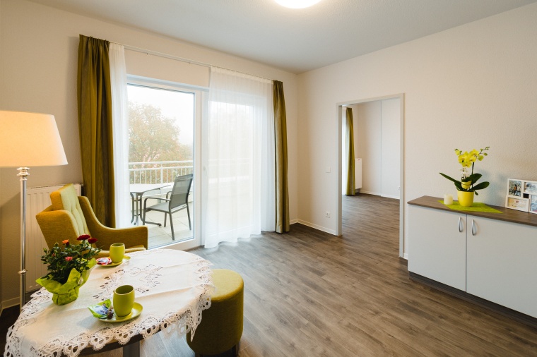 Wohnung in Schweriner Seniorenquarter mit Dachterrasse