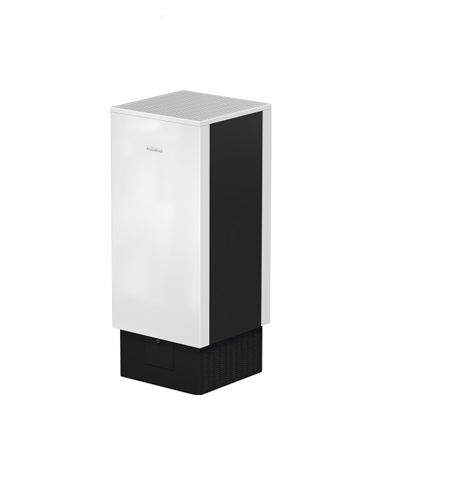 Braucht wenig Platz: ein Luftreiniger Miele AirControl, der sich auch dort...