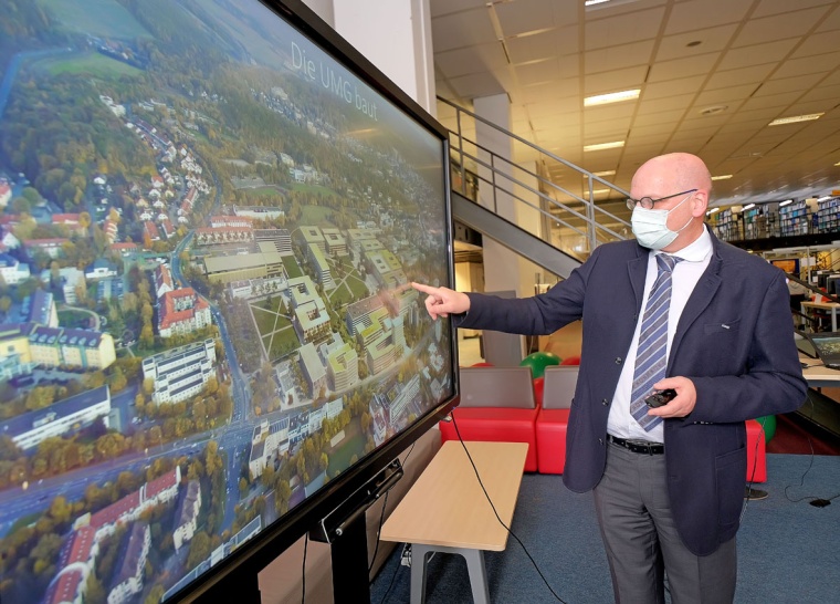 Prof. Wolfgang Brück, Spre-cher des Vorstandes der UMG. Foto: umg/jellinek