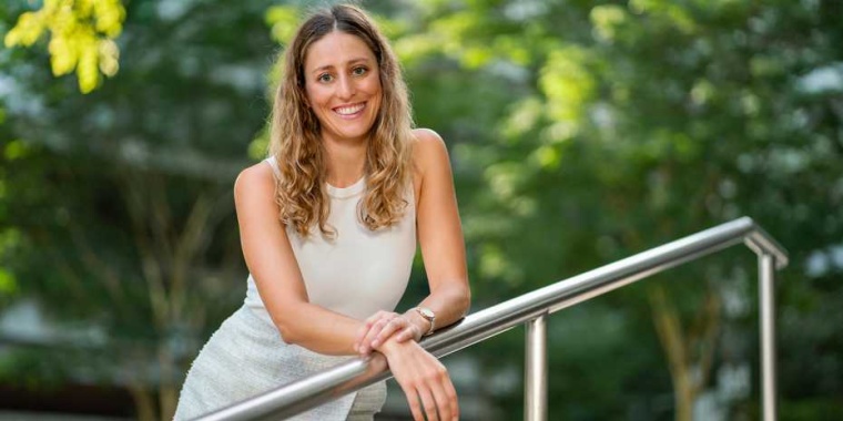 Rea Lehner am Campus des Singapore-ETH Centre, wo das Forschungsprogramm...