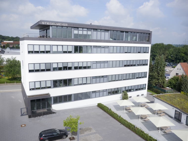 Verwaltungsgebäude am Hauptsitz in Herford.