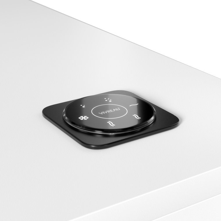 Das EAP Easy Access Panel kann flach (linkes Bild) oder abgewinkelt (rechtes...