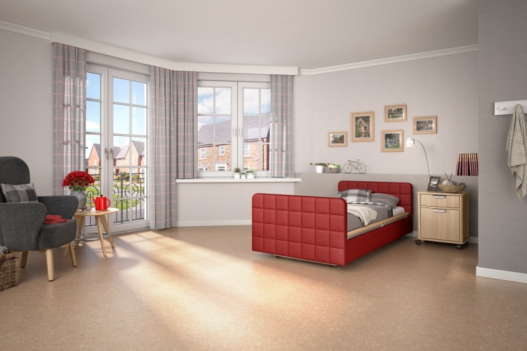 Im Bild die Variante in Kunstleder-Kirsche. Foto: Wissner-Bosserhoff