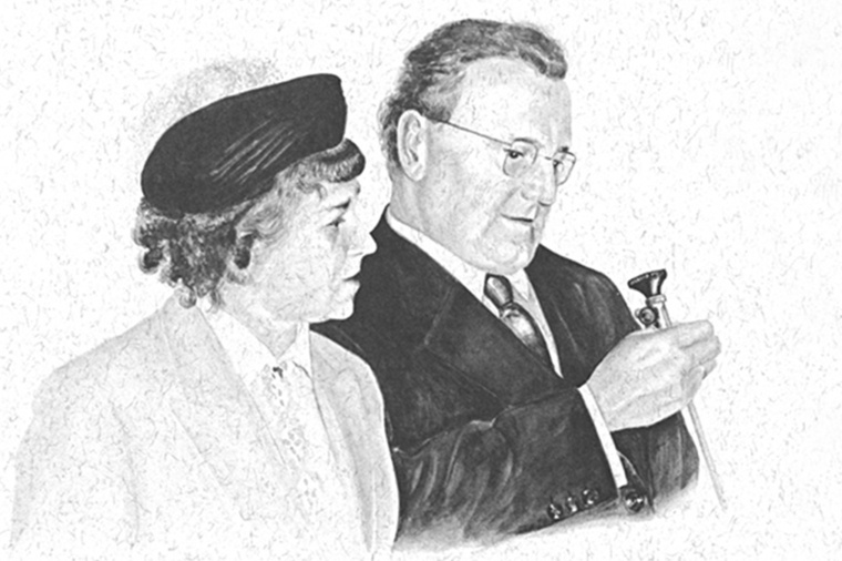 Das Gründer-Ehepaar Richard und Annemarie Wolf.