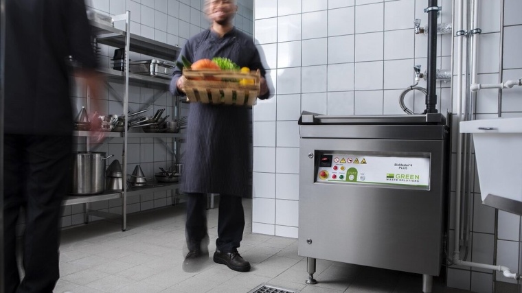 MEIKO BioMaster 4 im geschäftigen Küchenbetrieb . Foto: Meiko