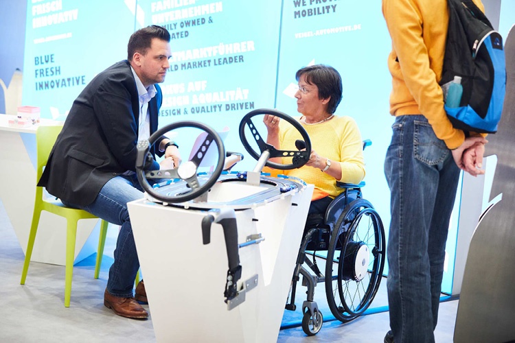 Die REHAB als Plattform für den Austausch mit Herstellern.