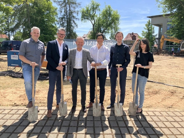 v.l.n.r.: Ronny Großer (C&E Consulting und Engineering GmbH), David Ksoll...