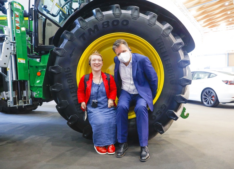 Zur Eröffnung der REHAB 2022 angereist: Landesbehindertenbeauftragte Simone...