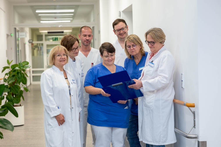 Das Team der neuen Palliativstation am Universitätsklinikum rechts der Isar...