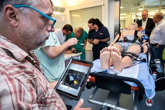 Digital den realen Ernstfall üben: Das ärztliche und pflegerische Personal...